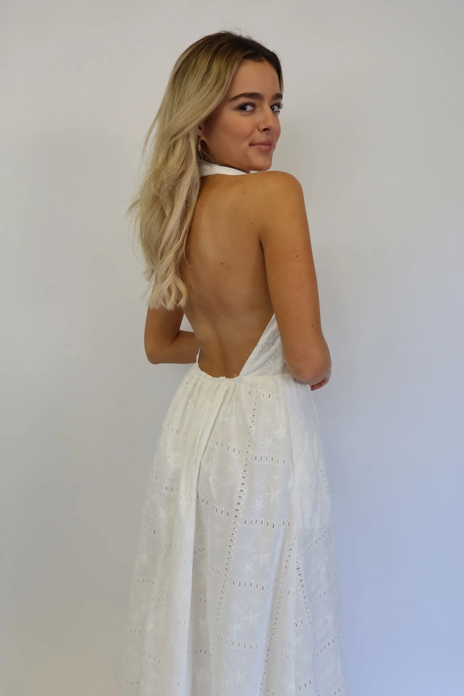 AMELIA HALTER DRESS